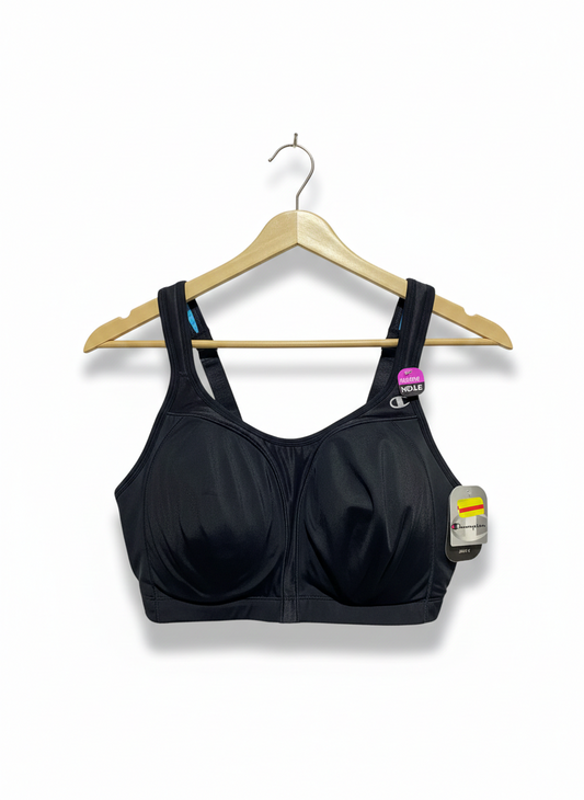 CHAMPION |L| BUST 16| BLACK HIGH-IMPACT FULL-FIGURE SPORTS BRA