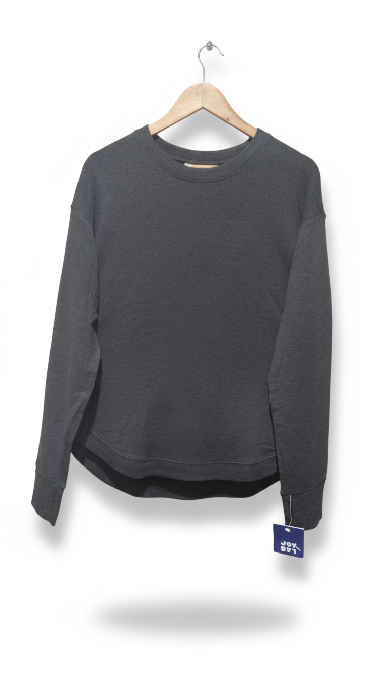 JoyLab Women's Curved Hem Sweatshirt W-22 /L-28