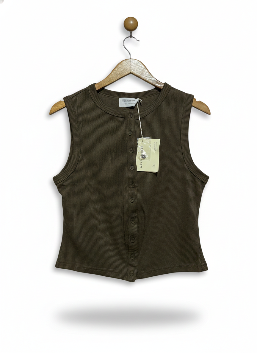 PEPPERMAYO |XL| BUST 17| Blair Buttoned Knit Top