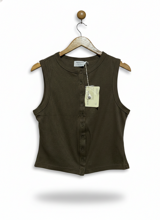 PEPPERMAYO |XL| BUST 17| Blair Buttoned Knit Top