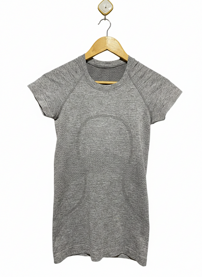 LULULEMON |S| BUST 14| Metal Vent Tech Short Sleeve Shirt 2.0 (Heathered Grey)