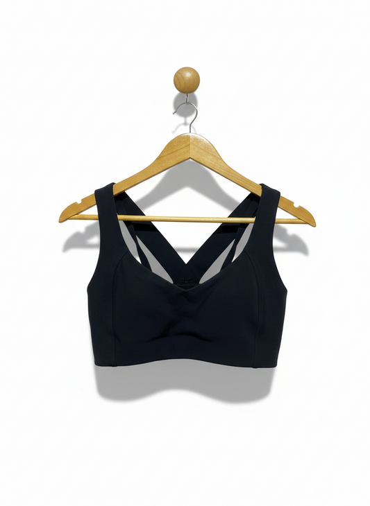 LULULEMON |M| BUST 15| Barry's Black Dart Bra