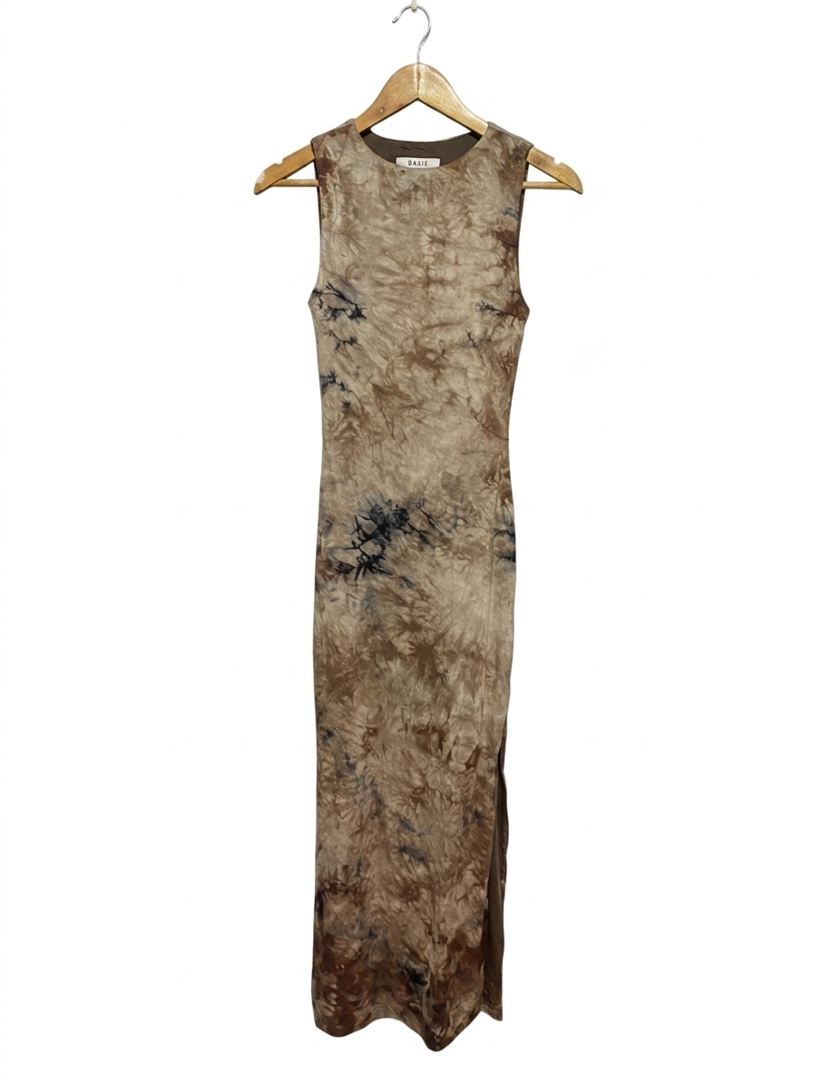 DAZIE |S| BUST 13| B26| BASIC TIE-DYE SLEEVELESS MAXI DRESS