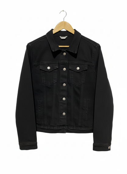 PAPAYA|L/XL|BUST 22|Black Denim Jacket for Women