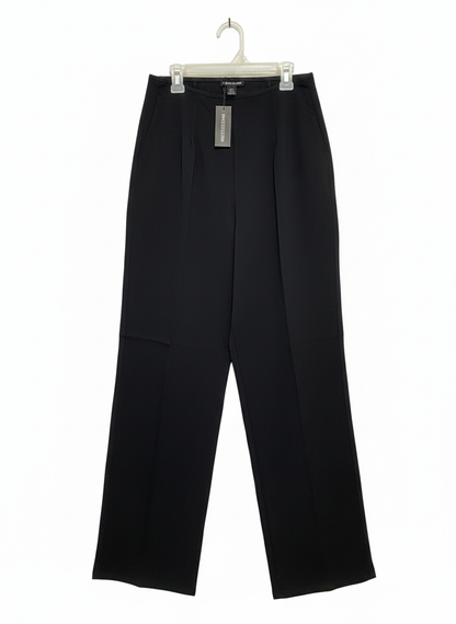 PRETTY LITTLE THING|S|WAIST 26|Black Pleated Front Straight Leg Trousers