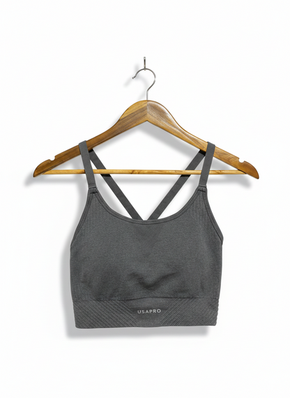USA PRO |L| BUST 14| SEAMLESS ADJUSTABLE SPORTS BRA