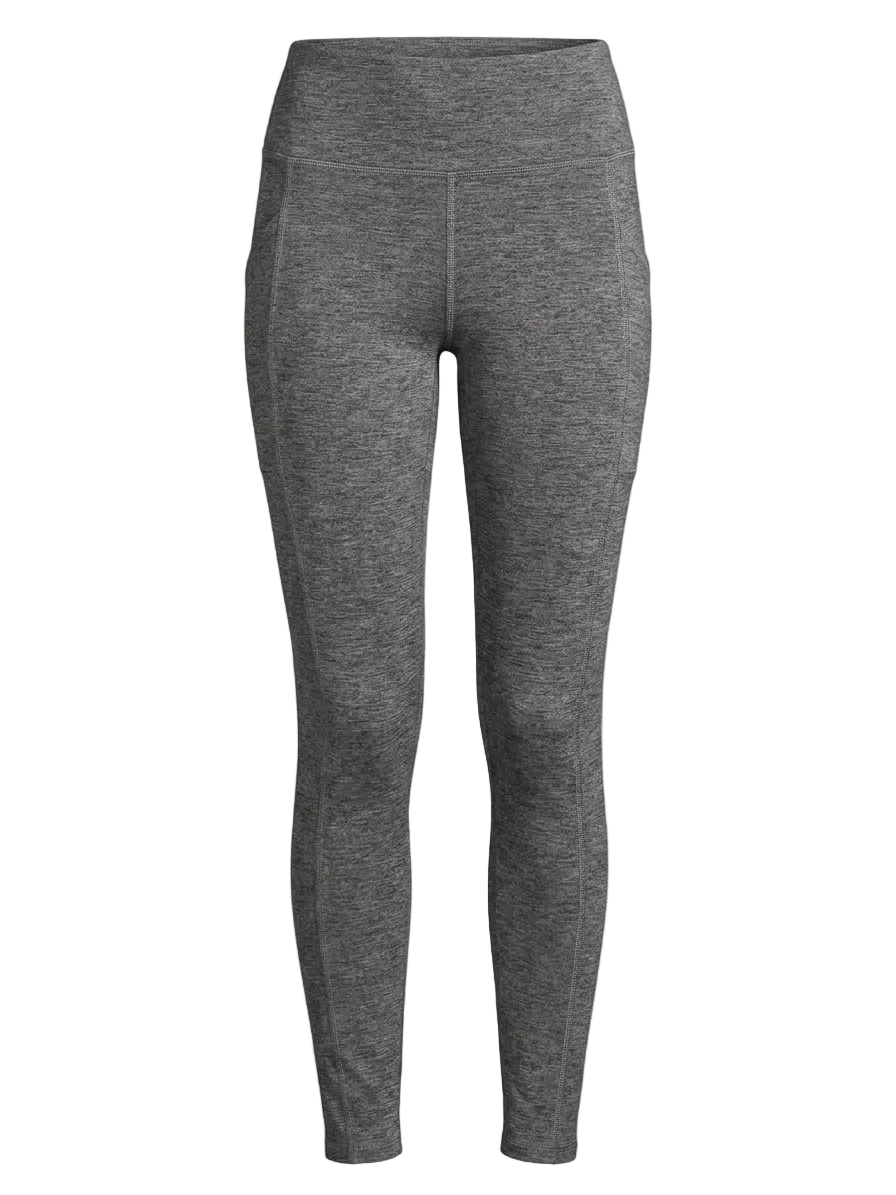 ACTIVE |S| WAIST 26| B11|  PREMIUM CHARCOAL HEATHER HIGH-RISE LEGGINGS WITH POCKETS