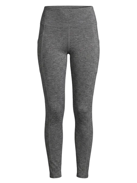 ACTIVE |S| WAIST 26| B11|  PREMIUM CHARCOAL HEATHER HIGH-RISE LEGGINGS WITH POCKETS