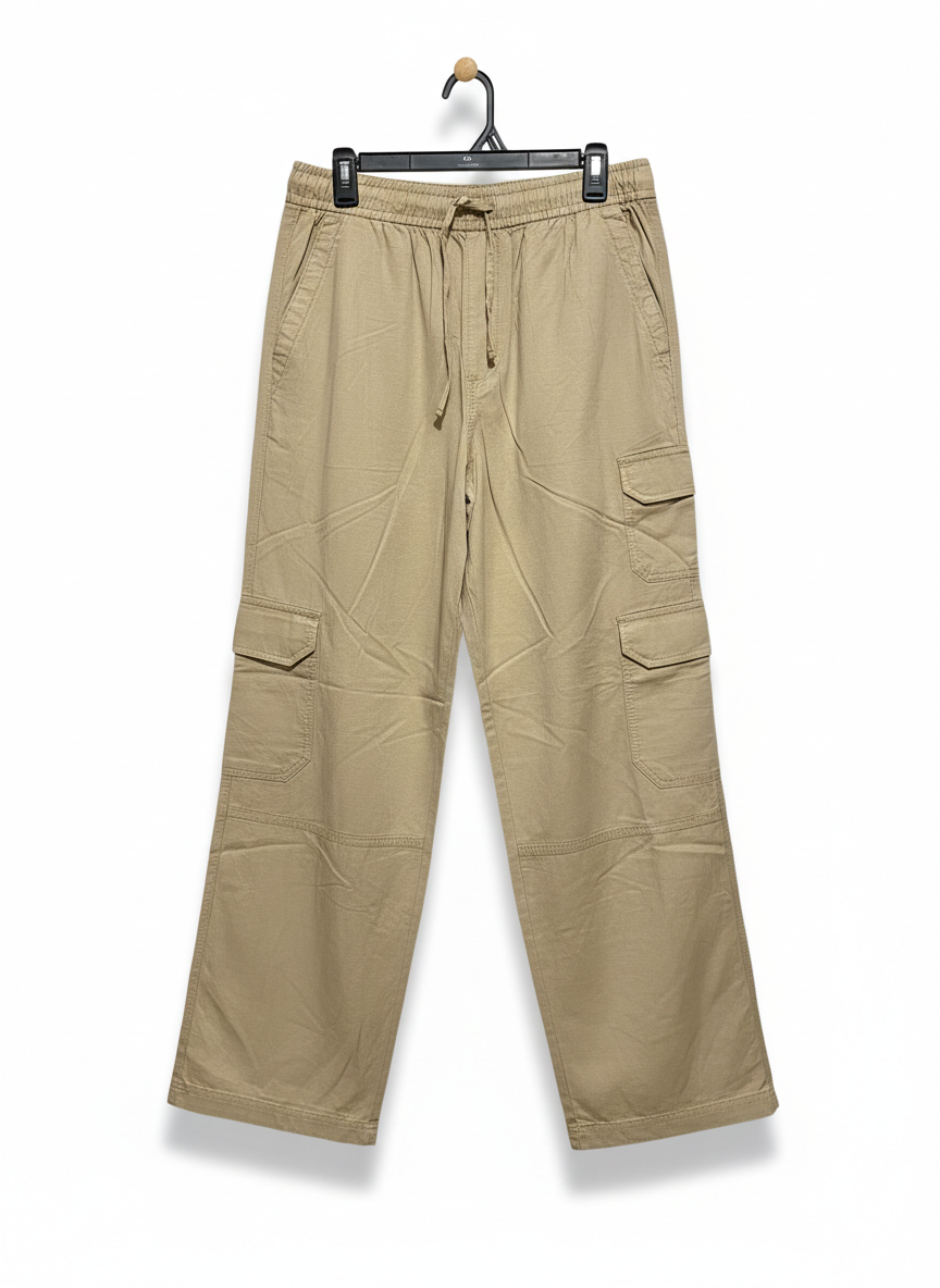 ANKO |XL| WAIST 31| KHAKI RELAXED CARGO PANTS