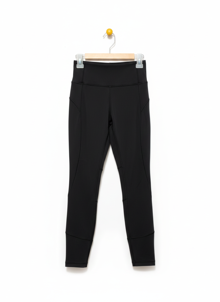 LULULEMON |XS| WAIST 20|  Black Athletic Leggings