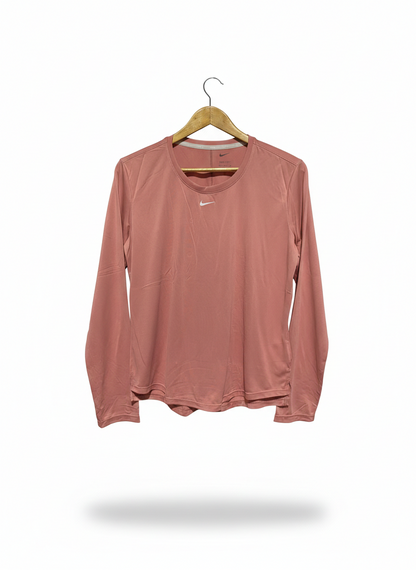 NIKE |M| BUST 20| LONG-SLEEVE ATHLETIC TOP IN ROSE PINK