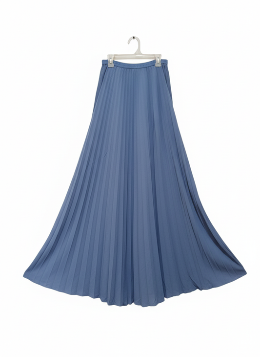 PRIMARK Summer Women's Solid Color Chiffon Skirt Women's High Waist Long Skirt