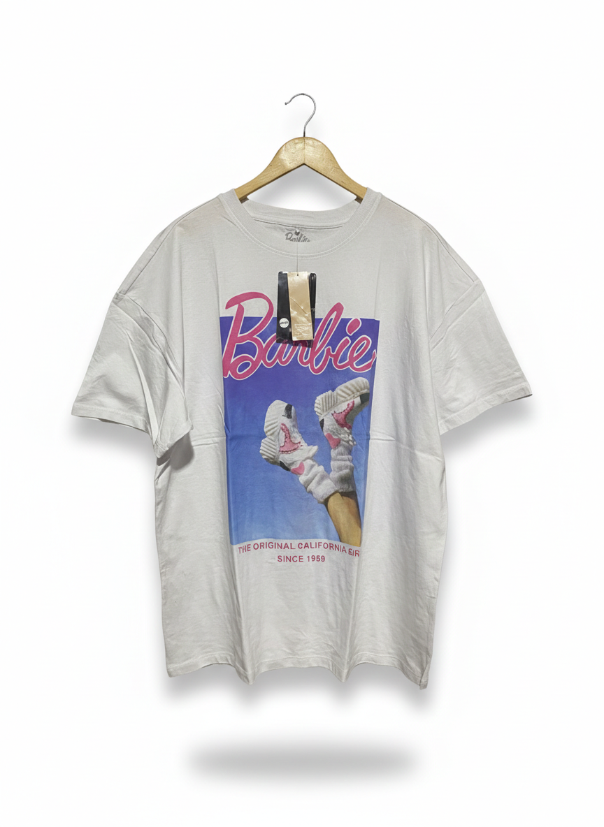 BARBIE |XL| BUST 24| C1| "ORIGINAL CALIFORNIA GIRL" GRAPHIC T SHIRT