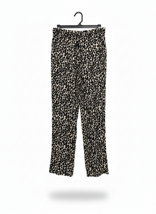 H&M |M| WAIST 29| C8|  CLASSIC LEOPARD PRINT RELAXED TROUSERS