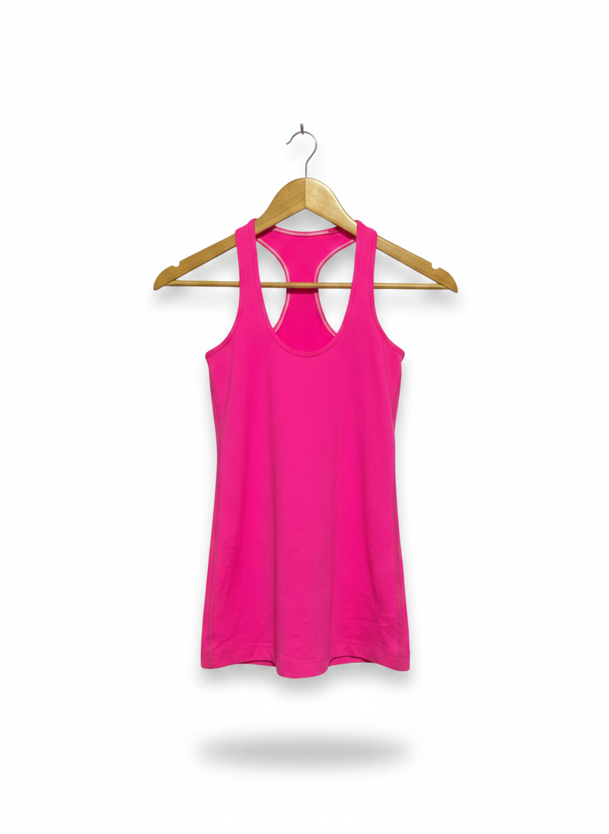 LULULEMON |XS| BUST 11| COOL RACERBACK TANK TOP - BOLD PINK