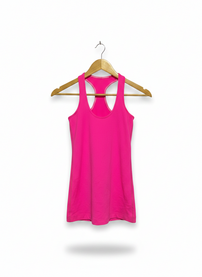 LULULEMON |XS| BUST 11| COOL RACERBACK TANK TOP - BOLD PINK
