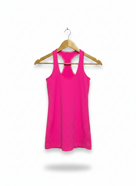 LULULEMON |XS| BUST 11| COOL RACERBACK TANK TOP - BOLD PINK