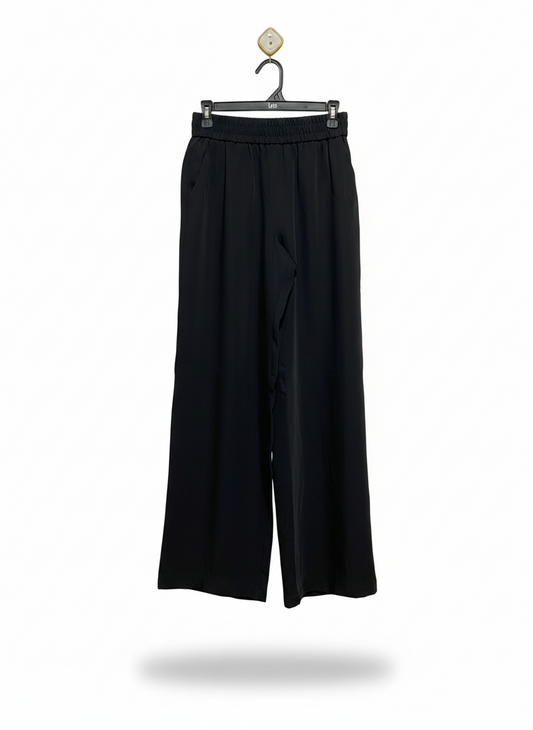 KOOKAI |M| WAIST 27| C8| ESSENTIAL BLACK HIGH-WAIST WIDE-LEG TROUSERS