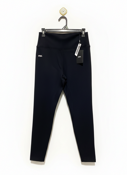 STAX |XL| WAIST 26| C6| OFFICIAL WOMEN’S HIGH-WAISTED PERFORMANCE LEGGINGS - CLASSIC BLACK