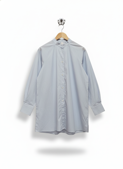 H&M Gray Long-Sleeved Tunic Shirt
