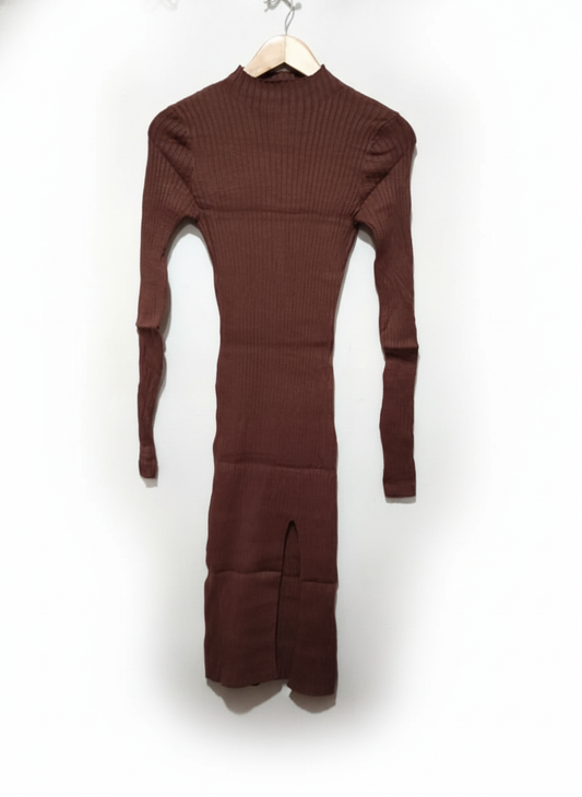 Forever 21 Women's Ribbed  Midi Dress