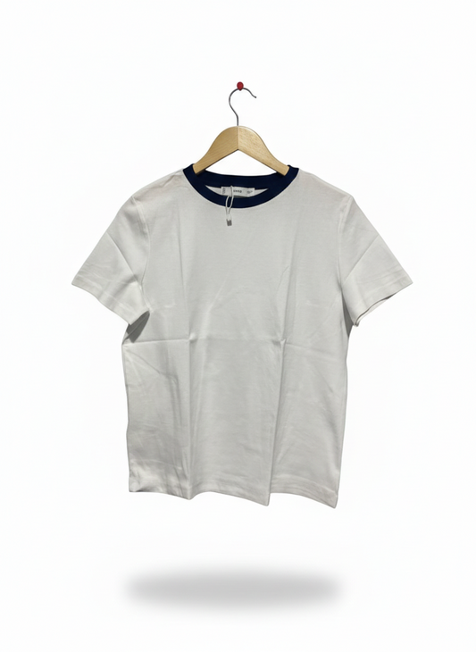 MNG |M| BUST 19| B12|  CLASSIC NAVY-TRIMMED RINGER T SHIRT