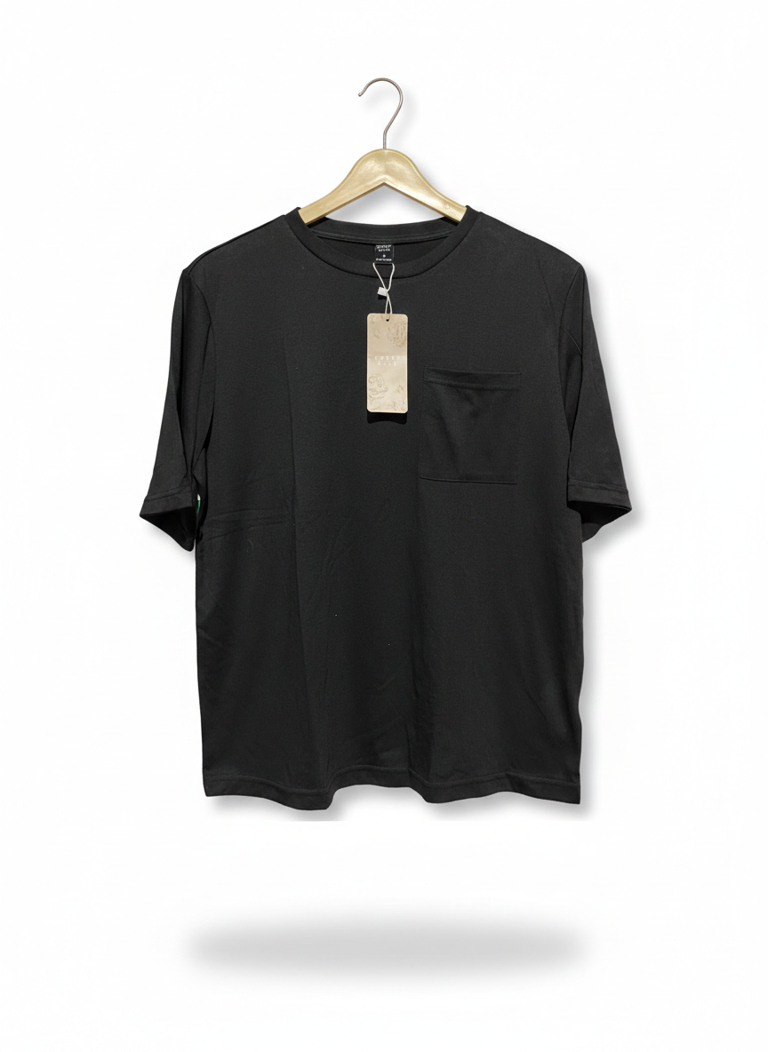 EMERY ROSE |M| BUST 20| C1|  PREMIUM RELAXED FIT POCKET T-SHIRT