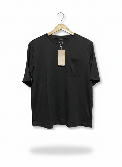 EMERY ROSE |M| BUST 20| C1|  PREMIUM RELAXED FIT POCKET T-SHIRT