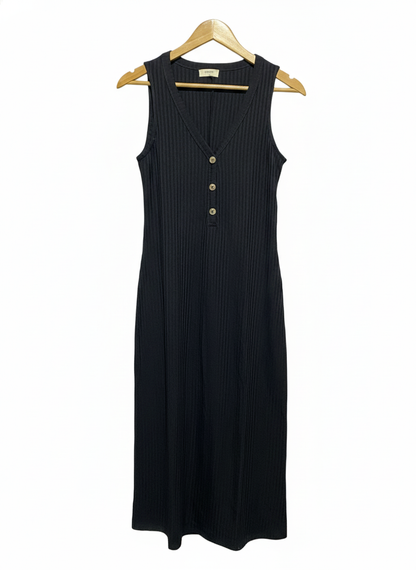 PAPAYA |S| BUST 16| Effortless Summer Style With This Perfect Ribbed Midi Dress
