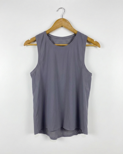 LULULEMON |M| BUST 16| Grey Seamless Athletic Tank Top