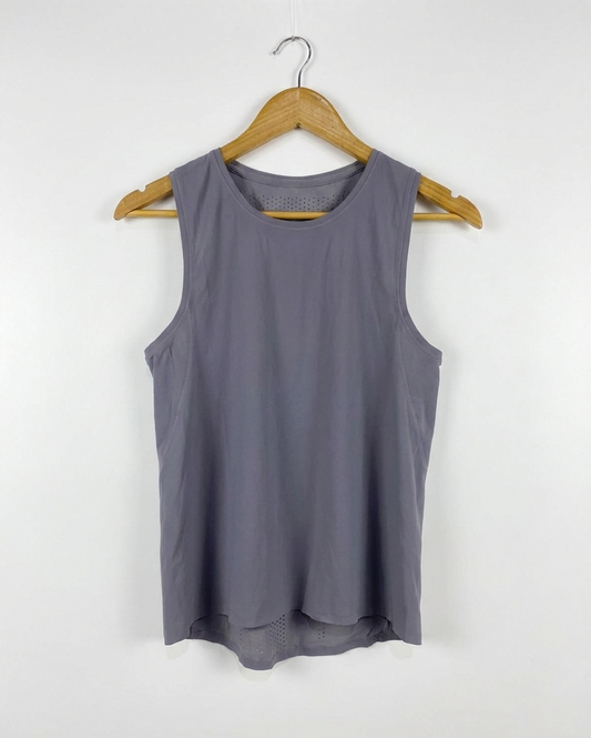 LULULEMON |M| BUST 16| Grey Seamless Athletic Tank Top