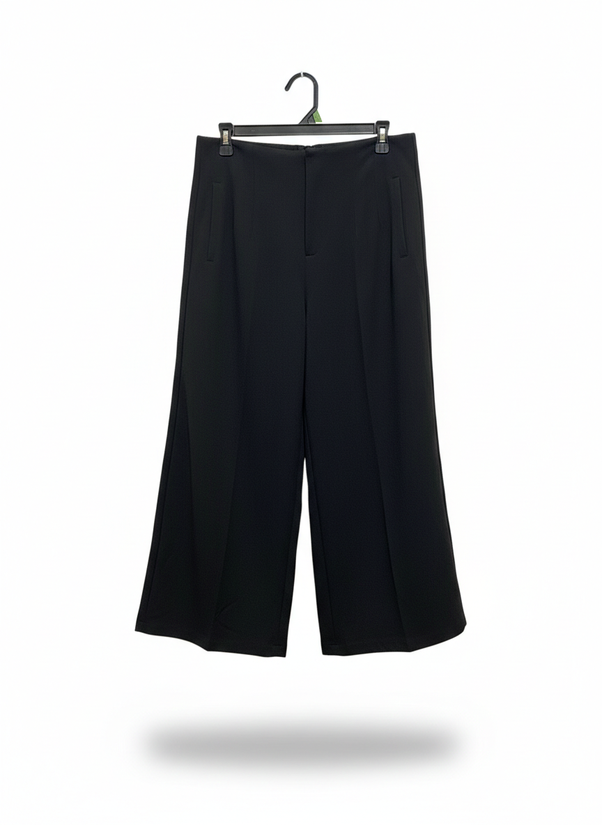 ANKO |L| WAIST 30| TAILORED WIDE-LEG PLEATED TROUSERS