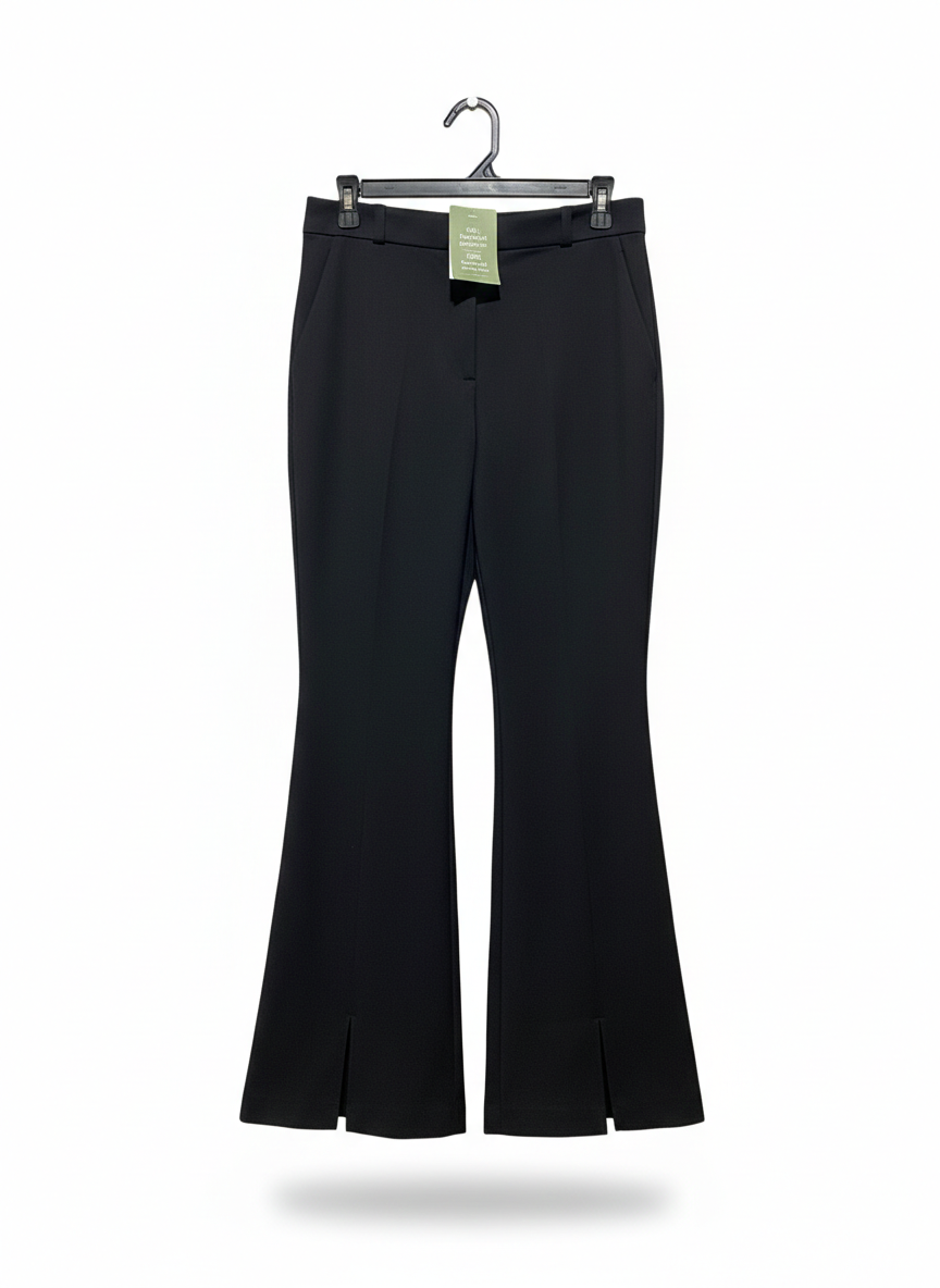 H&M |L| WAIST 30| Front Slit Flared Pants