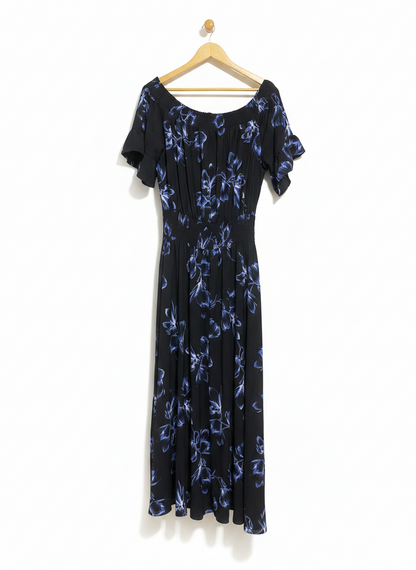 CITY CHIC |S| BUST 17| C3| OFF-THE-SHOULDER FLORAL MAXI DRESS