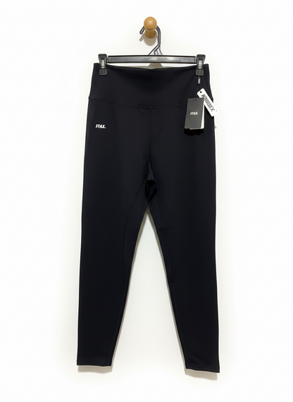 STAX |M| WAIST 27| PREMIUM HIGH-WAISTED BLACK LEGGINGS