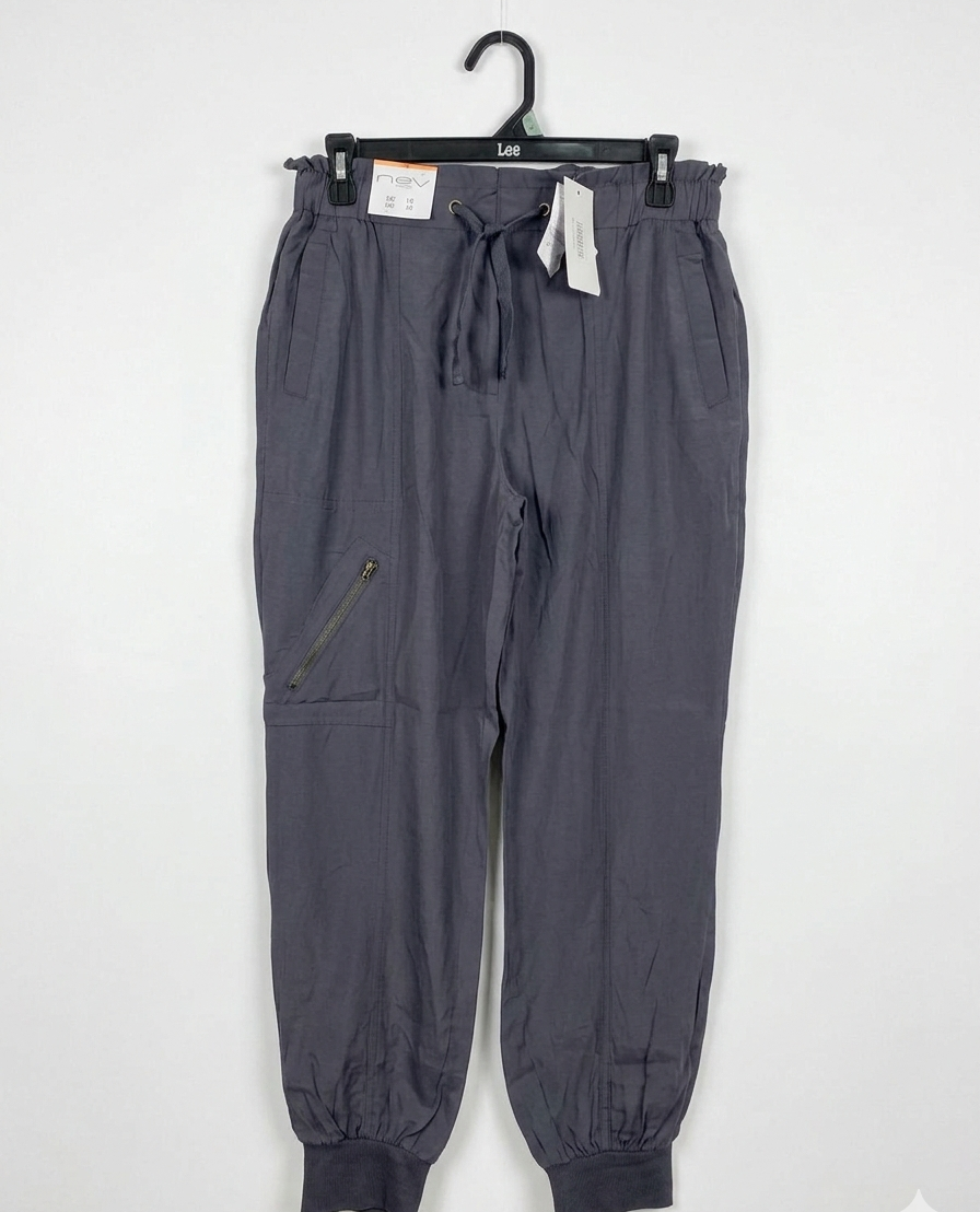 LOOK |M| WAIST 28| NEV DARK GREY UTILITY JOGGER PANTS