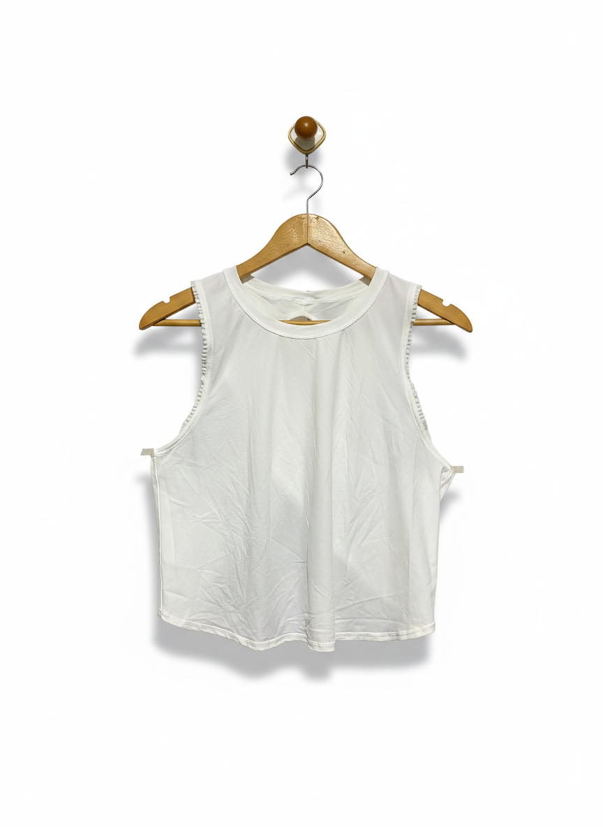 LULULEMON |M| BUST 17| Thread & Supply White Sleeveless Shirt/Tank Top