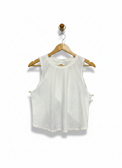 LULULEMON |M| BUST 17| Thread & Supply White Sleeveless Shirt/Tank Top