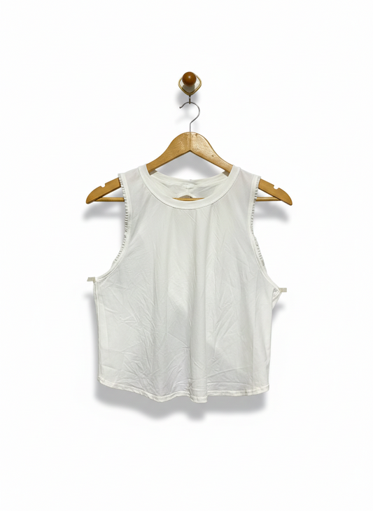 LULULEMON |M| BUST 17| Thread & Supply White Sleeveless Shirt/Tank Top