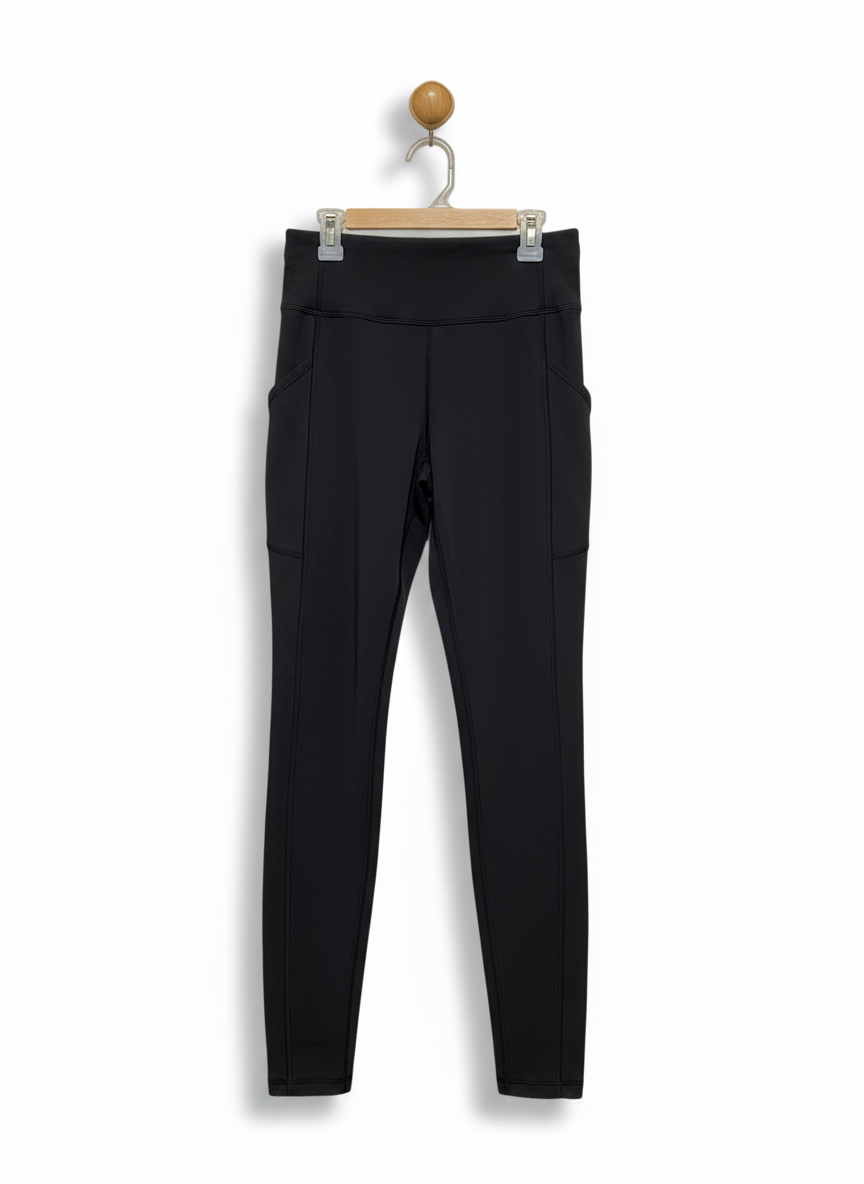 LULULEMON |S| WAIST 26| Black High-Waisted Athletic Leggings