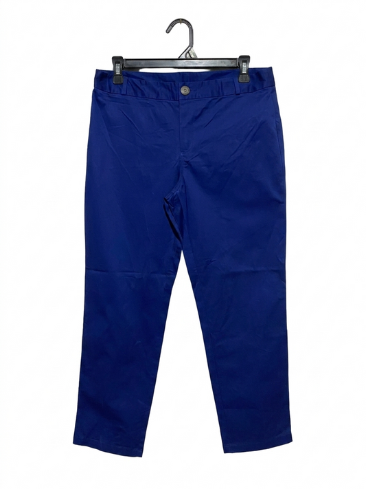 SANTORINI |L| WAIST 30| B11| PREMIUM ROYAL BLUE COTTON CHINO TROUSERS