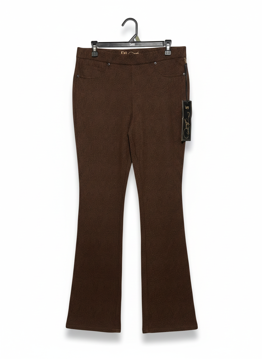 DG 2 |XL| WAIST 32| SMART FLARED HIGH-RISE EASY WASH TROUSERS