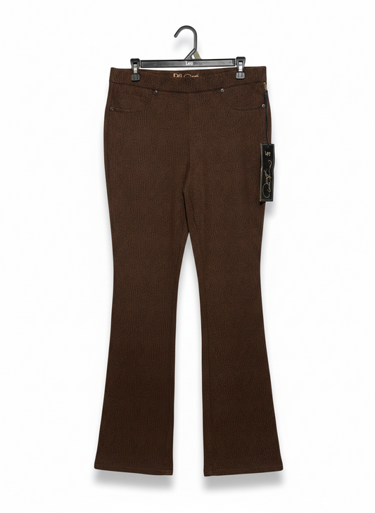DG 2 |XL| WAIST 32| C8| SMART FLARED HIGH-RISE EASY WASH TROUSERS