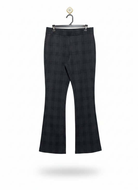 KAY UNGER |XL| WAIST 32| PONTE SLIM FLARED PANTS