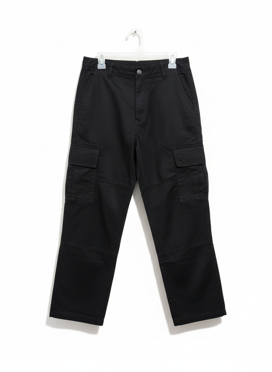 H&M |M/L|WAIST 30|Black Regular Cargo Pants