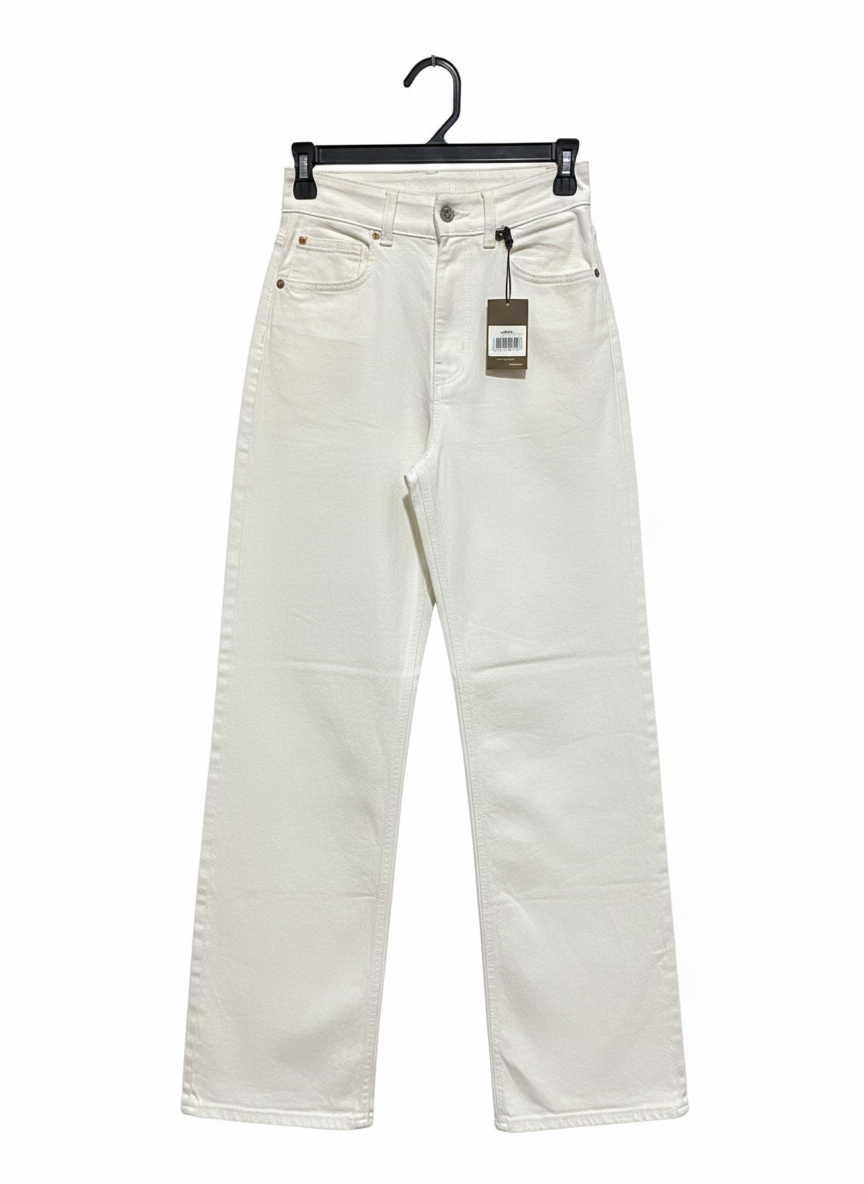 H&M |S| WAIST 26| High-Waisted Straight Fit Jeans
