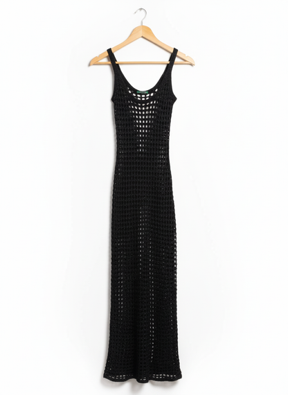 Wild Fable Women's Cutout Crochet Swim Cover Up Long Dress W-10.5 / L-54