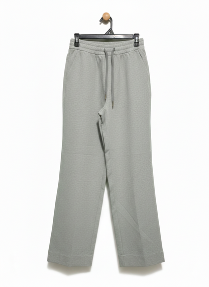 CRANE |L| WAIST 31| GREY HEATHERED WIDE-LEG SWEATPANTS