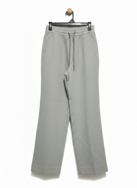 CRANE |L| WAIST 31| GREY HEATHERED WIDE-LEG SWEATPANTS
