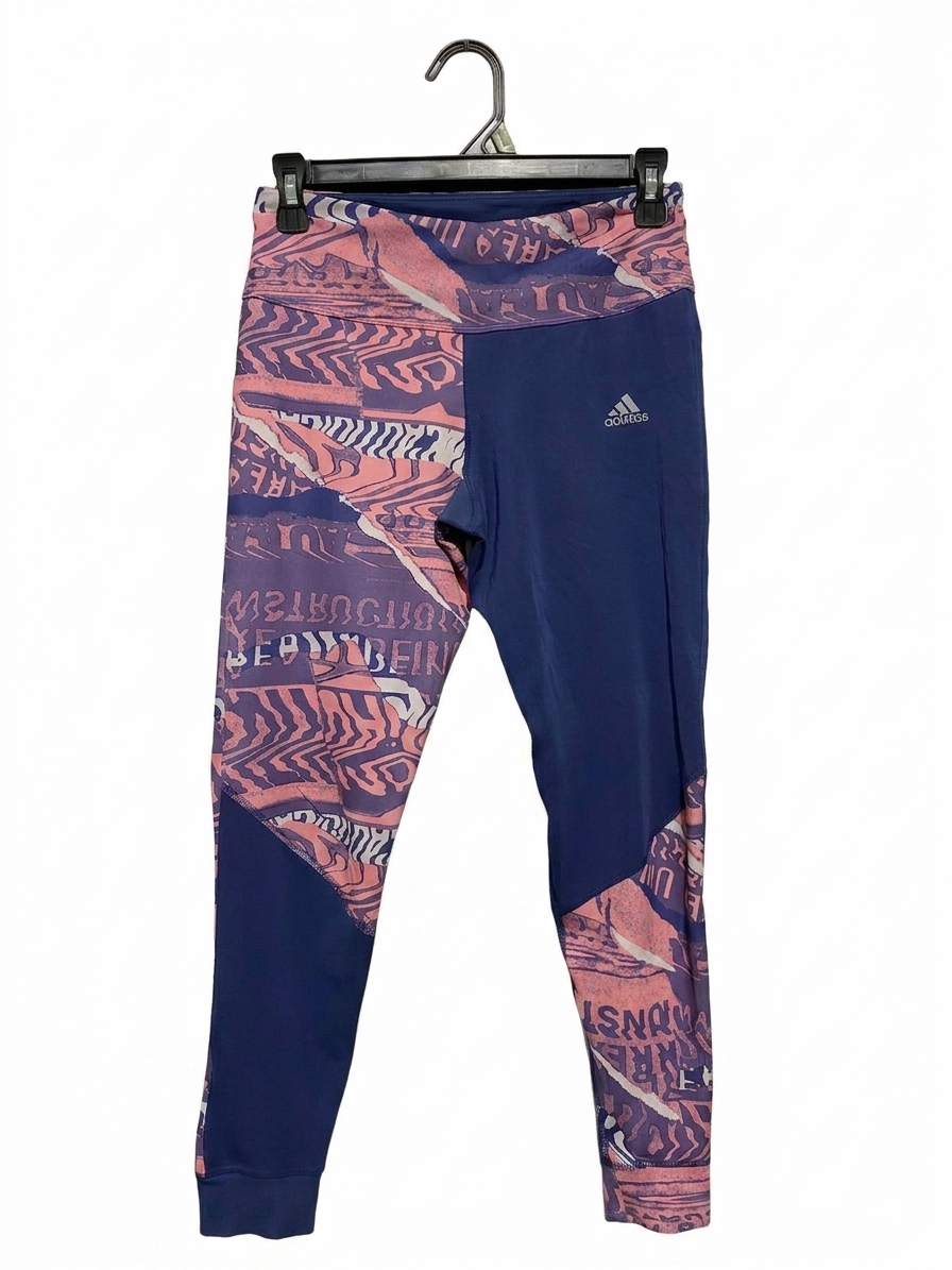 ADIDAS |S| WAIST 26| B20| WOMEN'S MULTICOLOR PRINTED ATHLETIC LEGGINGS
